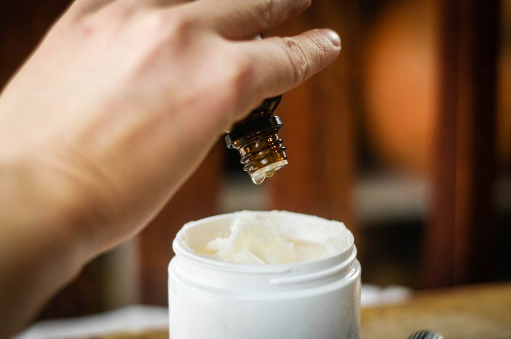 Don't add too much essential oil to sour cream right away - it's best to fortify one serving at a time. 