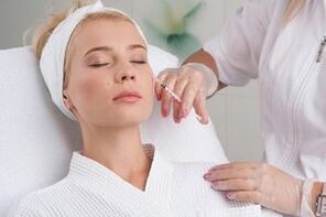 Botox injections to rejuvenate the skin